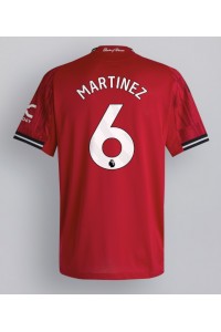 Fotbalové Dres Manchester United Lisandro Martinez #6 Domácí Oblečení 2025-26 Krátký Rukáv